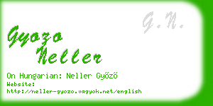 gyozo neller business card